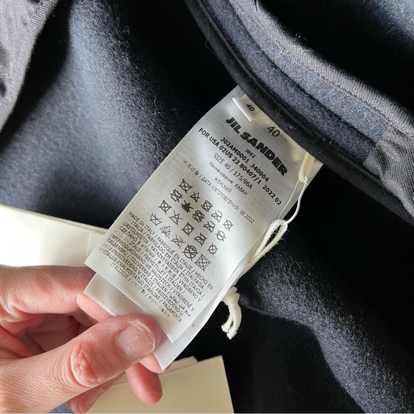 Jil Sander Double Breasted Wool Peacoat - Picture 10 of 10